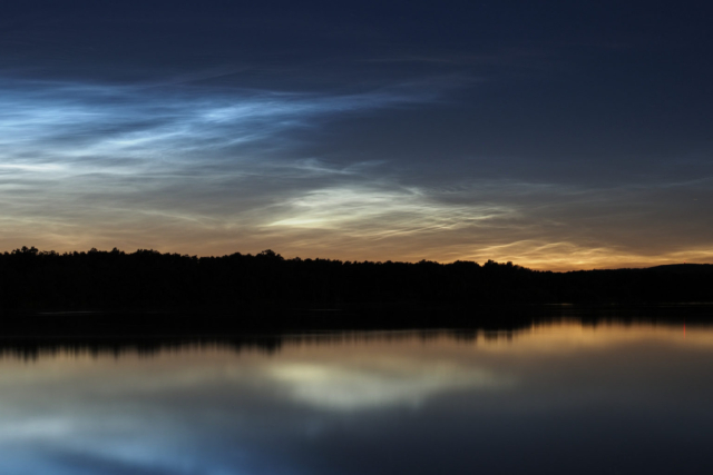 2020-07-05; Blatec; South Bohemia; Noctilucent clouds